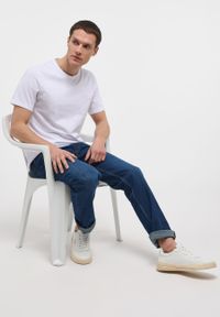 Mustang - MUSTANG TRAMPER STRAIGHT MĘSKIE SPODNIE JEANSOWE DENIM BLUE 1013715 5000 843 #5
