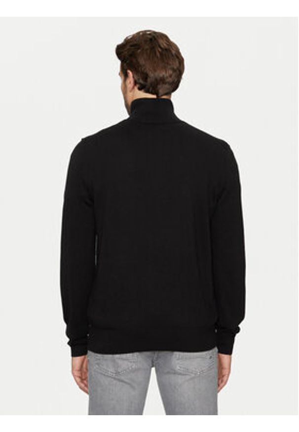 BOSS - Boss Sweter Kanobix_S 50527585 Czarny Regular Fit. Kolor: czarny. Materiał: bawełna