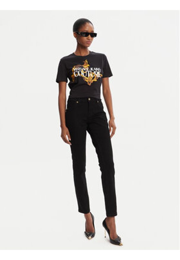 Versace Jeans Couture Jeansy 79HAB5J1 CDW00 Czarny Tapered Fit. Kolor: czarny