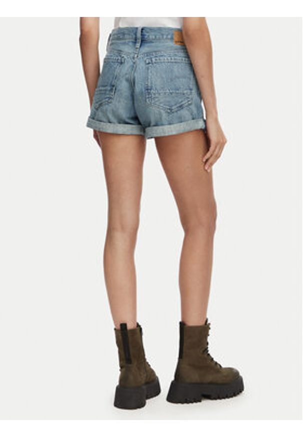 G-Star RAW - G-Star Raw Szorty jeansowe Judee D23211-D788 Niebieski Regular Fit. Kolor: niebieski. Materiał: bawełna