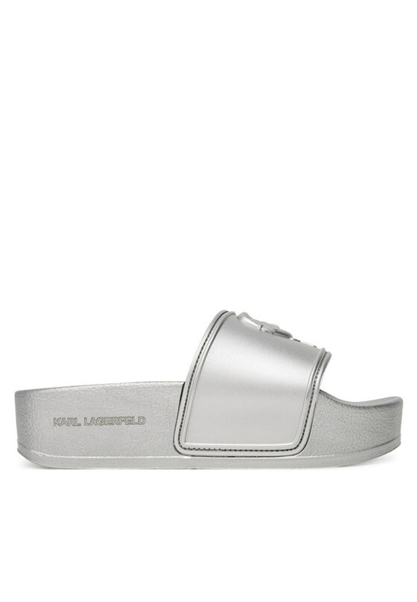 Karl Lagerfeld - KARL LAGERFELD Klapki Kondo Maxi KL80819M Srebrny. Kolor: srebrny