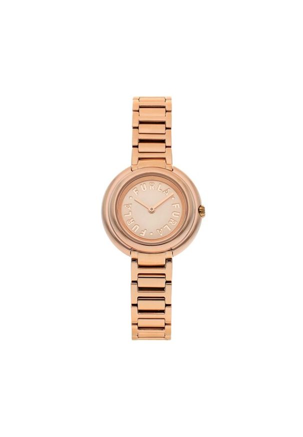 Furla Zegarek Icon Shape WW00033-MT0000-1G000-1-008-20-CN-W Różowe złoto. Kolor: wielokolorowy, różowy, złoty