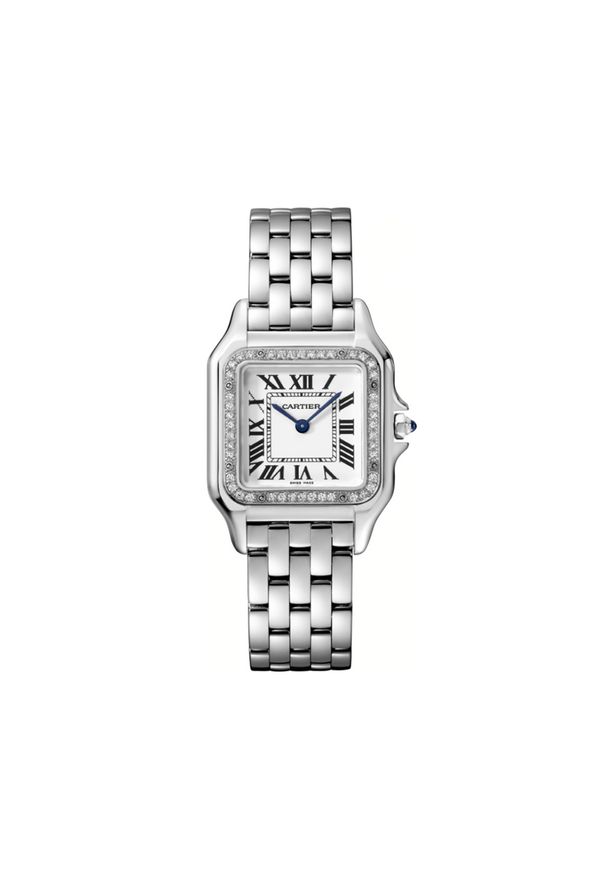 Cartier - CARTIER ZEGAREK Santos W4PN0008. Materiał: koronka, syntetyk. Styl: elegancki