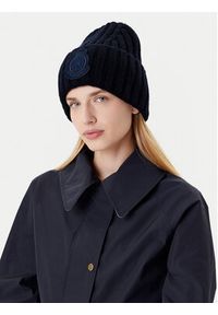 TOMMY HILFIGER - Tommy Hilfiger Czapka Th Crest Fluffy AW0AW18210 Granatowy. Kolor: niebieski. Materiał: wełna #2