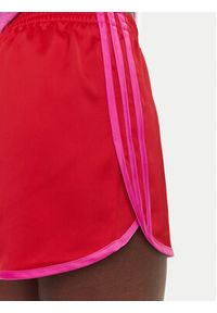 Adidas - adidas Szorty sportowe adicolor 3-Stripes Sprinter JZ3513 Czerwony Loose Fit. Kolor: czerwony. Materiał: syntetyk #5