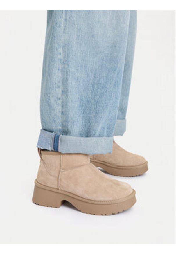 Jenny - JENNY Śniegowce CEO-HJF2549-1 Beżowy. Kolor: beżowy. Materiał: materiał