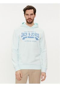 Jack & Jones - Jack&Jones Bluza Logo 12233597 Błękitny Standard Fit. Kolor: niebieski. Materiał: syntetyk
