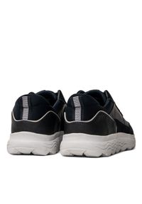 Geox - Sneakersy męskie czarne GEOX U Spherica U25BYC 08522 C4002. Okazja: na co dzień. Kolor: czarny. Materiał: materiał, guma. Szerokość cholewki: normalna