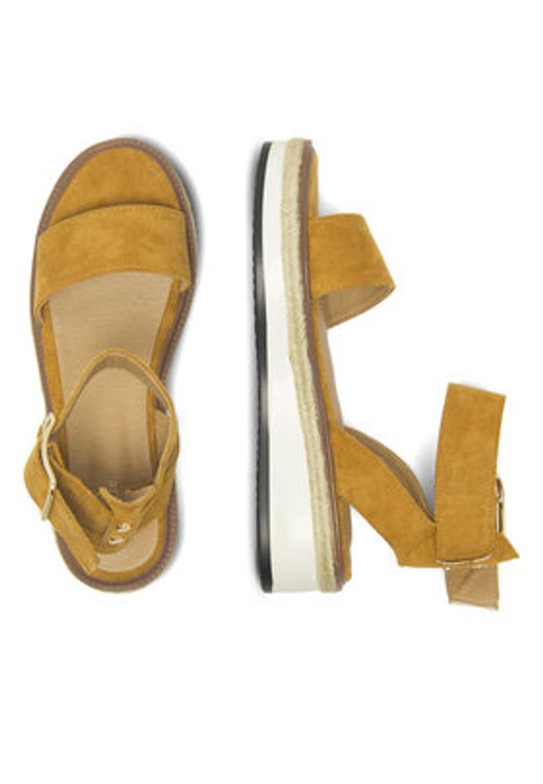 DeeZee Sandały WS091-01 Brązowy. Kolor: brązowy. Materiał: materiał