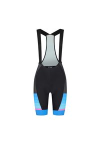 ROGELLI - Spodenki rowerowe damskie Rogelli Impress II. Kolor: wielokolorowy, różowy, czarny