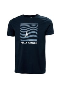 Koszulka Helly Hansen Shoreline 3.0. Kolor: niebieski. Materiał: bawełna #1