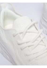 Big-Star - Sneakersy damskie białe NN274989 101. Okazja: na co dzień. Kolor: biały. Materiał: jeans. Wzór: kolorowy #2