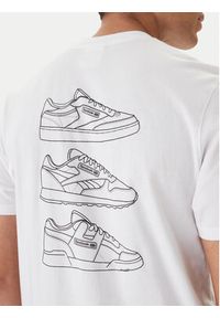 Reebok T-Shirt Greyson RK25568CCM Biały Regular Fit. Kolor: biały. Materiał: bawełna #4