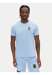Aeronautica Militare T-Shirt 251TS2391J592 Błękitny Regular Fit. Kolor: niebieski. Materiał: bawełna