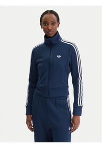 Adidas - adidas Bluza Firebird adicolor JY2614 Granatowy Regular Fit. Kolor: niebieski. Materiał: syntetyk #1