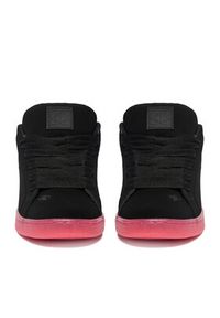 DC Shoes Sneakersy EO-COURT GRAFFIK LE DC02894001 Czarny. Kolor: czarny. Materiał: nubuk, skóra #8