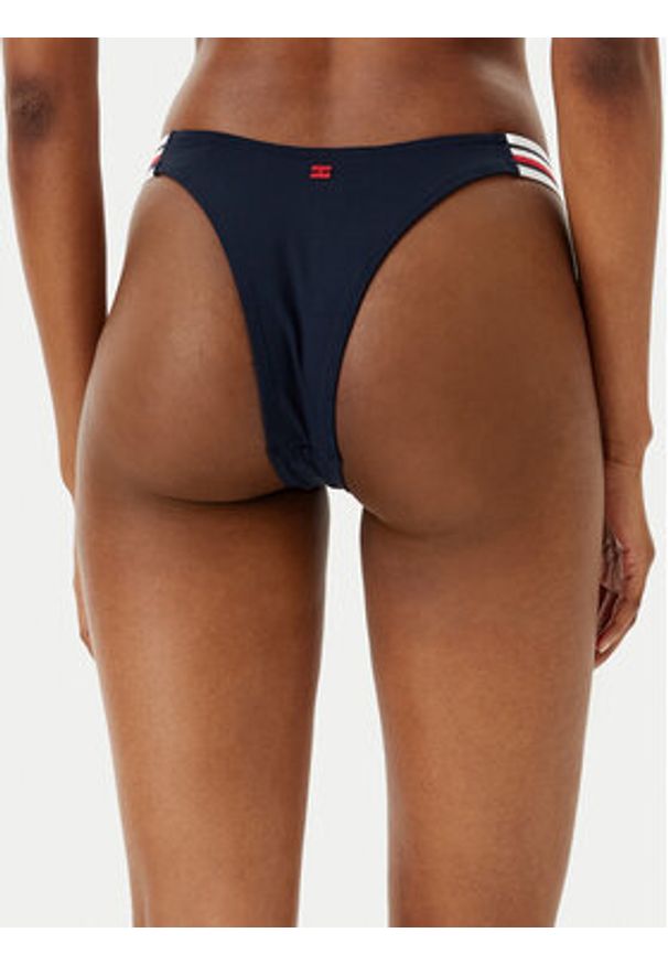 TOMMY HILFIGER - Tommy Hilfiger Dół od bikini UW0UW05828 Granatowy. Kolor: niebieski. Materiał: syntetyk