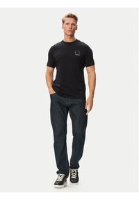 Karl Lagerfeld - KARL LAGERFELD T-Shirt 755026 563224 Granatowy Regular Fit. Typ kołnierza: dekolt w karo. Kolor: niebieski. Materiał: bawełna #2