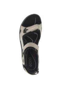 ecco - Buty do chodzenia damskie Ecco 06956354695. Zapięcie: rzepy. Kolor: beżowy. Materiał: materiał. Sport: turystyka piesza #2