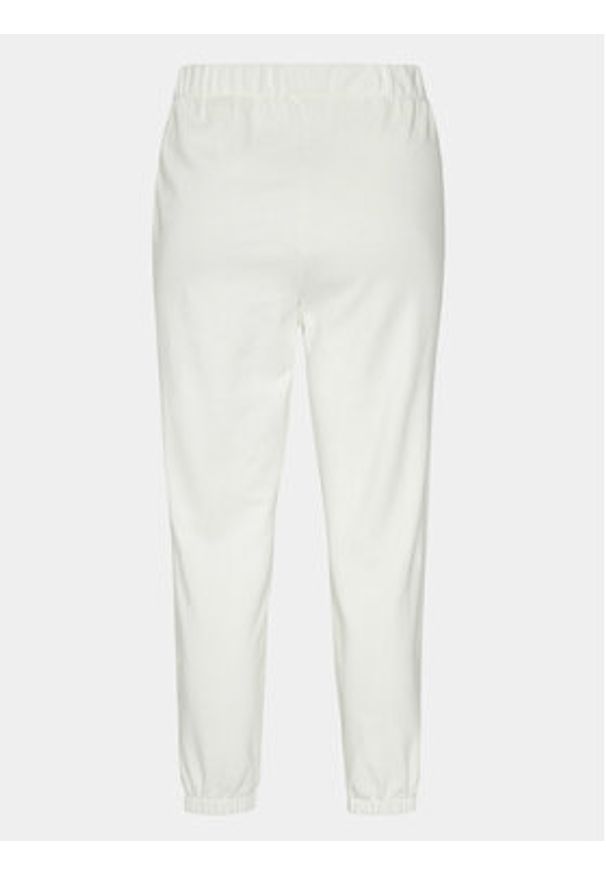 GAP - Gap Spodnie dresowe 729736-05 Biały Regular Fit. Kolor: biały. Materiał: bawełna