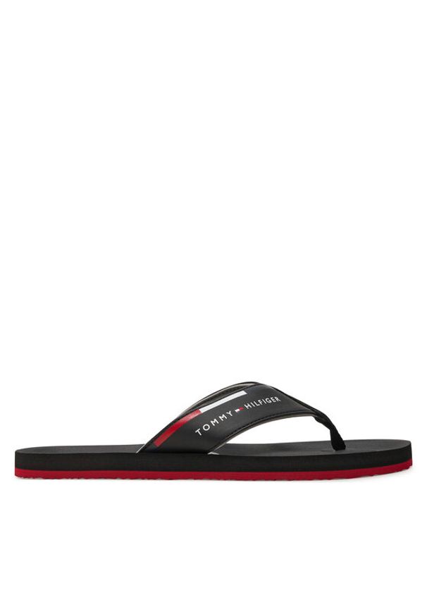 TOMMY HILFIGER - Tommy Hilfiger Japonki Comfort Hilfiger Beach Sandal FM0FM05096 Czarny. Kolor: czarny