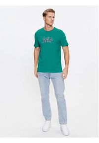 GAP - Gap T-Shirt 570044-04 Zielony Regular Fit. Kolor: zielony. Materiał: bawełna #2
