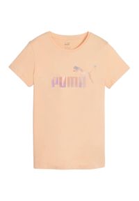 Puma - T-shirt Damski ESS+ Summer Daze. Kolor: żółty, wielokolorowy, pomarańczowy