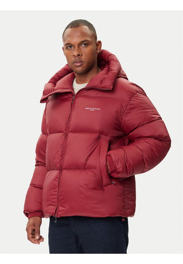 Armani Exchange Kurtka puchowa XM001115 AF16589 UA328 Czerwony Regular Fit. Kolor: czerwony. Materiał: syntetyk