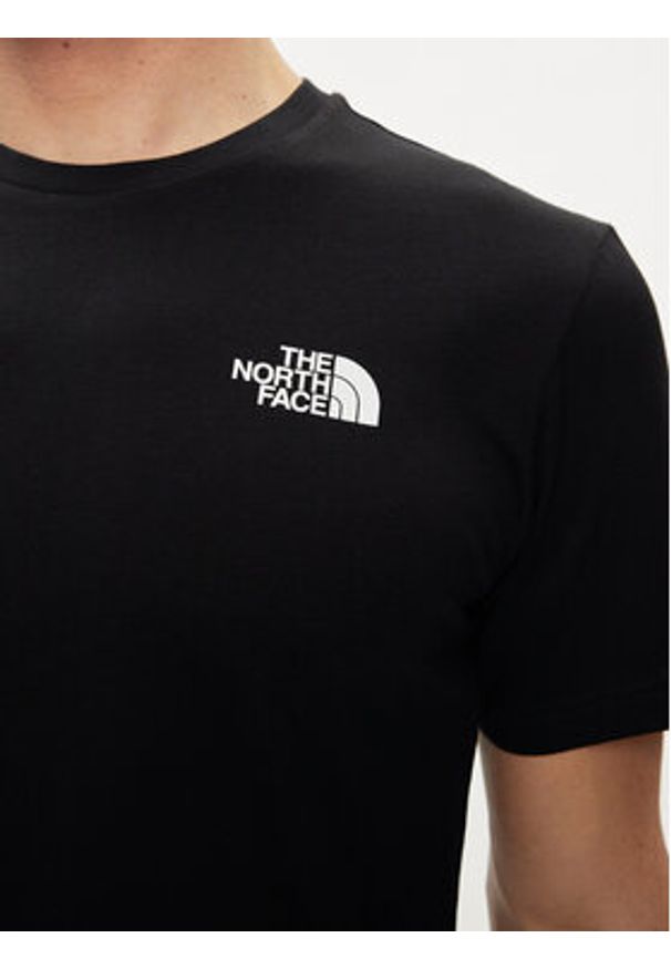 The North Face T-Shirt Redbox NF0A87NV Czarny Regular Fit. Kolor: czarny. Materiał: bawełna