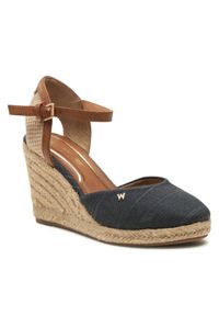 Wrangler Espadryle Brava WL31500A Granatowy. Kolor: niebieski. Materiał: materiał #1