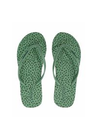 Klapki damskie Protest Prtcoracias. Okazja: na co dzień. Kolor: zielony. Wzór: nadruk, kropki. Sezon: lato. Styl: casual, sportowy #1