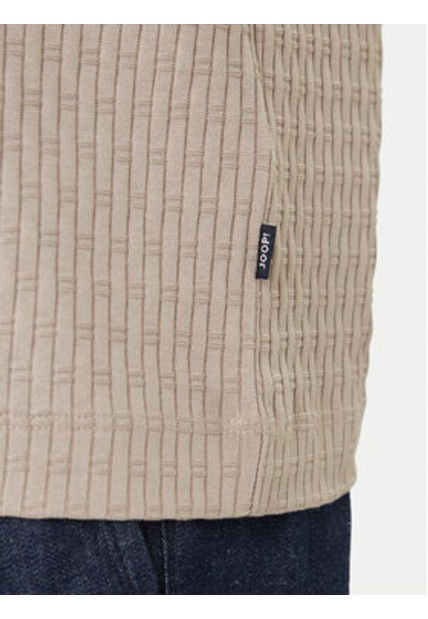 JOOP! Polo Jorge 30101934 Beżowy Slim Fit. Typ kołnierza: polo. Kolor: beżowy. Materiał: bawełna