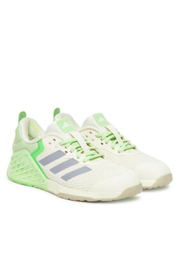 Adidas - adidas Buty na siłownię Dropset 3 strength training JR1673 Beżowy. Kolor: beżowy. Materiał: materiał. Sport: fitness