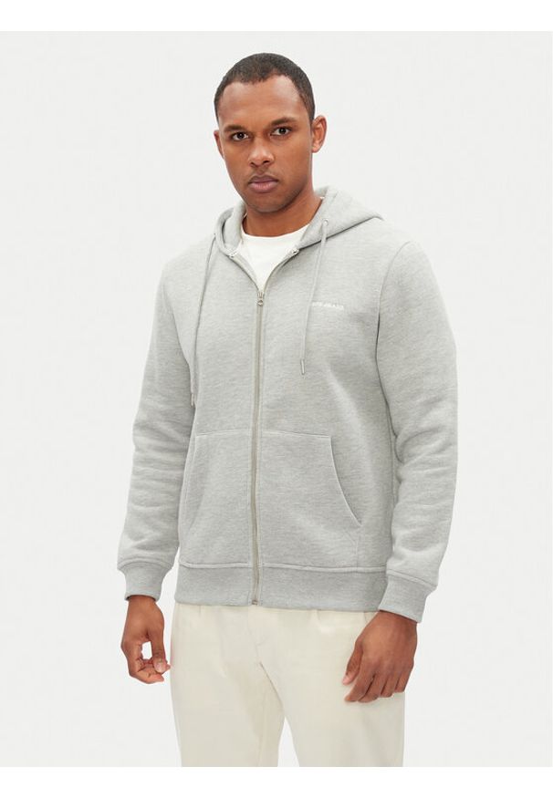 Pepe Jeans Bluza Damian PM582752 Szary Regular Fit. Kolor: szary. Materiał: bawełna, syntetyk