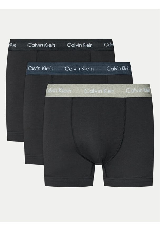 Calvin Klein Underwear Komplet 3 par bokserek 0000U2662G Czarny. Kolor: czarny. Materiał: bawełna