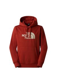 Bluza męska The North Face Drew Peak 0A89EMMUI1 - czerwona. Typ kołnierza: kaptur. Kolor: czerwony. Materiał: bawełna, poliester. Styl: klasyczny. Sport: wspinaczka #1