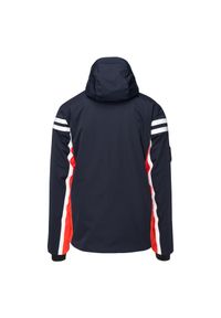 Kurtka z kapturem Iguana Bergho. Typ kołnierza: kaptur. Kolor: niebieski, wielokolorowy, biały. Sezon: zima. Sport: narciarstwo #1