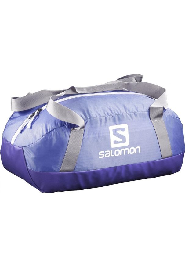 salomon - Salomon Prolog 25 Bag Baja Blue/Spectrum Blue. Kolor: fioletowy. Materiał: tkanina. Wzór: paski