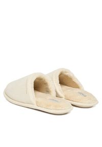 TOMMY HILFIGER - Tommy Hilfiger Kapcie Soft House Shoe FW0FW08853 Biały. Kolor: biały. Materiał: materiał #6