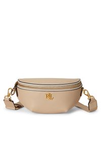 Lauren Ralph Lauren - Torebka LAUREN RALPH LAUREN. Kolor: beżowy
