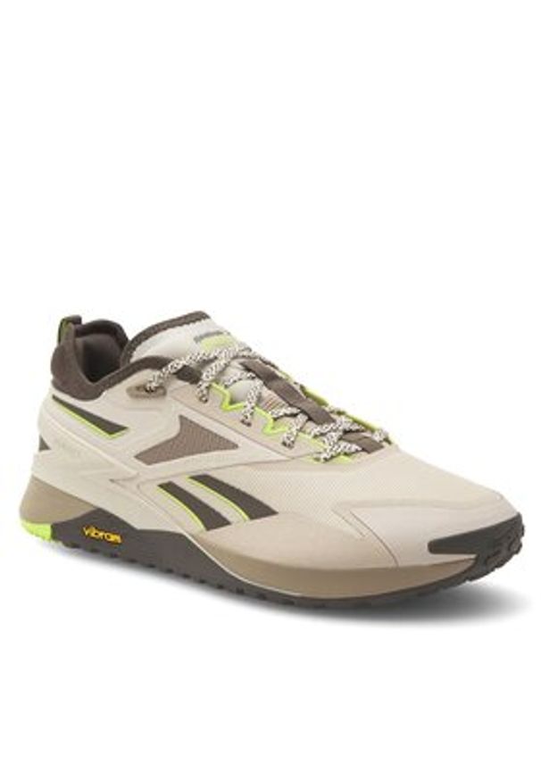 Reebok Buty na siłownię Nano X3 Adventure 100033527-W Beżowy. Kolor: beżowy. Materiał: materiał. Sport: fitness