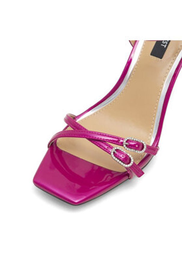 Nine West Sandały ZL23014CC Różowy. Kolor: różowy. Materiał: syntetyk