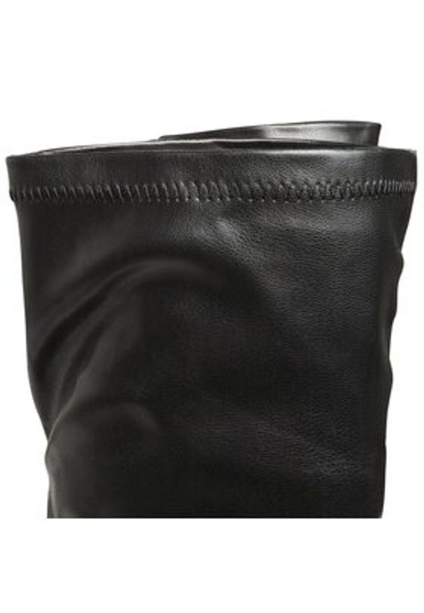 Sergio Bardi Muszkieterki RST-A1001-04SB Czarny. Kolor: czarny. Materiał: skóra