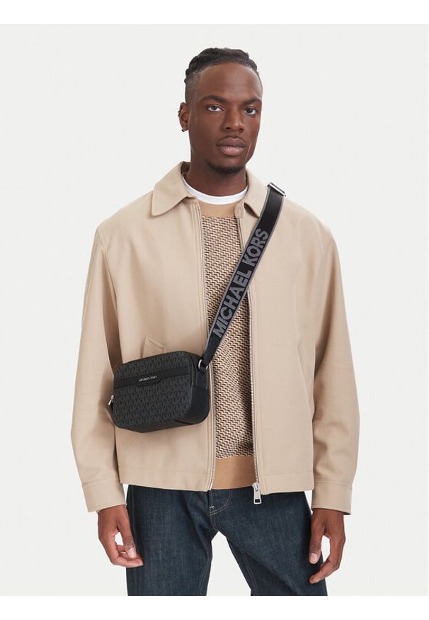 MICHAEL Michael Kors Saszetka 33F5SMLC2B Czarny. Kolor: czarny. Materiał: skóra