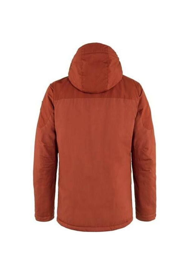 Fjällräven - Kurtka uniwersalna męska Fjallraven Skogsö. Typ kołnierza: kaptur. Kolor: czerwony. Styl: klasyczny