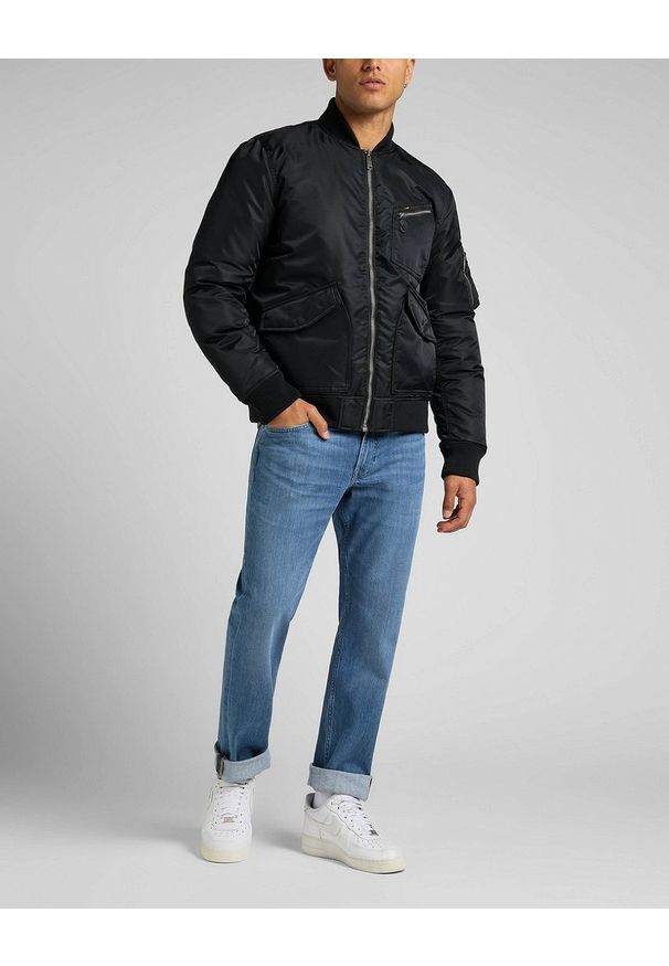 Lee - LEE BOMBER JACKET MĘSKA KURTKA PRZEJŚCIOWA L87GOS01 112321553