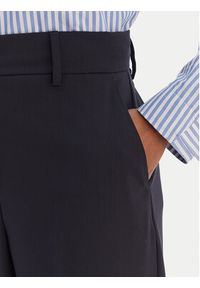 Weekend Max Mara Spodnie palazzo Visivo 2615131041 Granatowy Relaxed Fit. Kolor: niebieski. Materiał: wełna #2