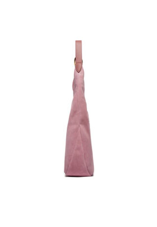 Pinko Torebka Hobo Mini PE 24 PLTT 103275 A0YG Różowy. Kolor: różowy. Materiał: skórzane, zamszowe