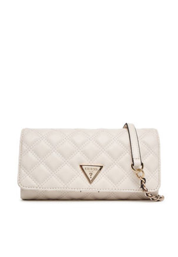 Guess Torebka Giully II Mini HWQG96 73750 Écru. Kolor: kremowy. Materiał: skórzane