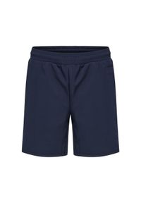 Szorty tkane dla dzieci Hummel Move Grid. Okazja: na uczelnię. Kolor: niebieski. Styl: sportowy. Sport: joga i pilates #1